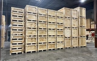 ISPM Certified Custom Wooden Crate | Image of Wooden Box